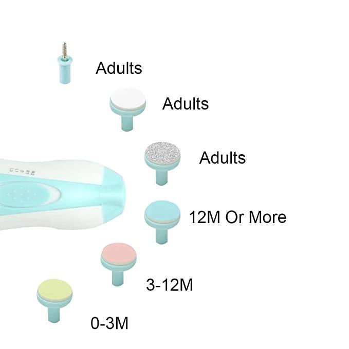 6 in 1 Baby Nail Cutter with Light