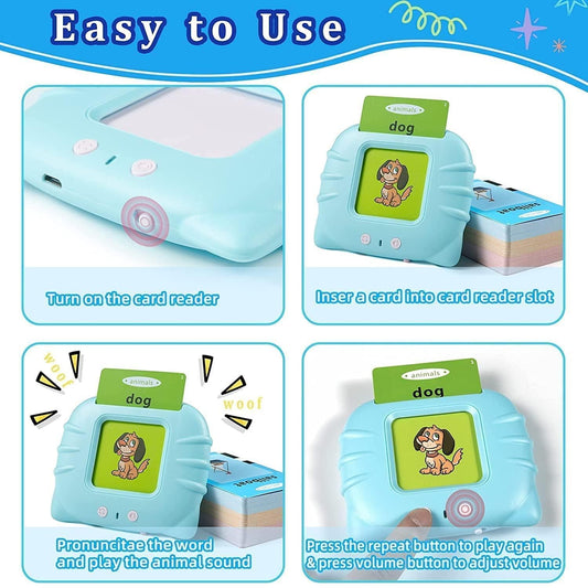 Rechargeable Educational Talking Flash Cards Toy (224 Words)