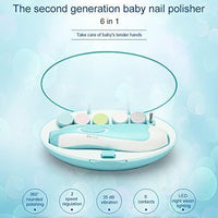 6 in 1 Baby Nail Cutter with Light