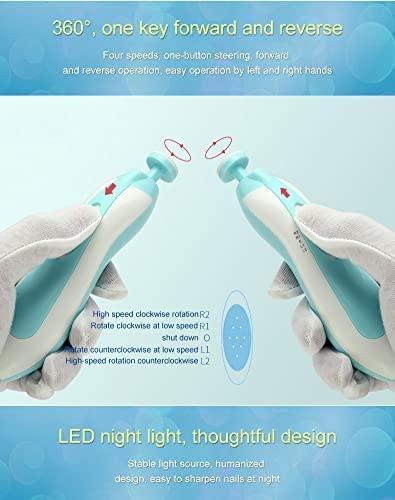 6 in 1 Baby Nail Cutter with Light
