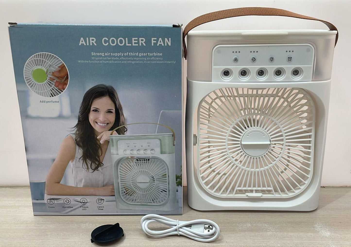 DeepKart™ -  USB Mini Air Cooler Fan for Home & Office