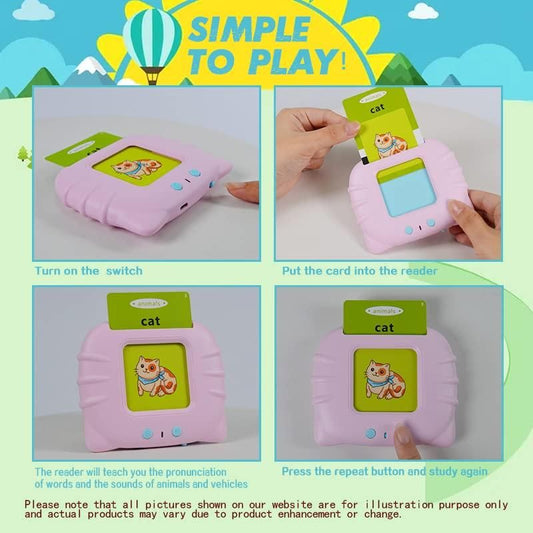 Rechargeable Educational Talking Flash Cards Toy (224 Words)